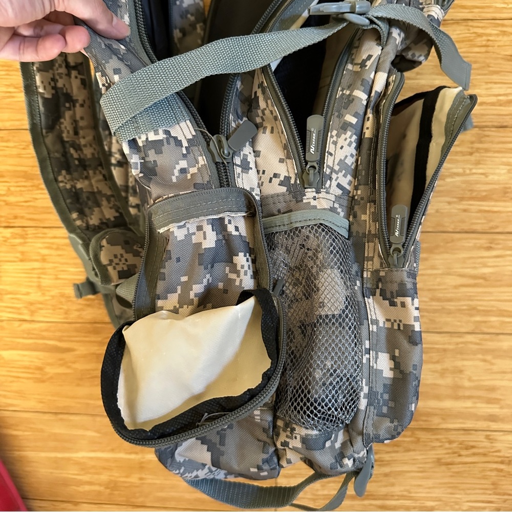 Tactical Digital Camouflaged Pattern Backpack Nex… - image 8